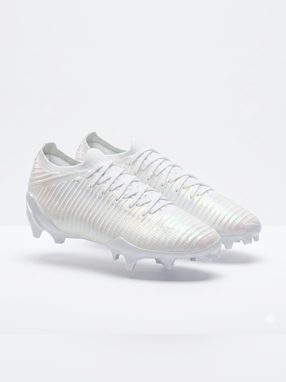 Under Armour Clone Magnetic Pro 2 FG Soccer Cleats White Iridescent Men’s 8
